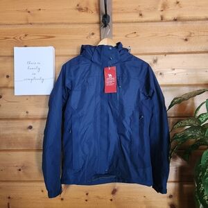 Camel Crown NWT Blue Waterproof Ski Jacket Hooded Winter Coat 3 In 1 Fleece Sz S